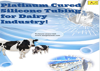 SILICONE TUBING ESPECIALLY DESIGNED FOR DAIRY INDUSTRY!
