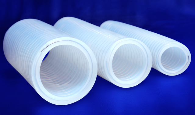 Imavac® is platinum cured silicone hose reinforced with SS 316L helical wire.